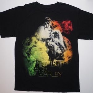 Bob Marley Rasta Black Jamaica T Shirt